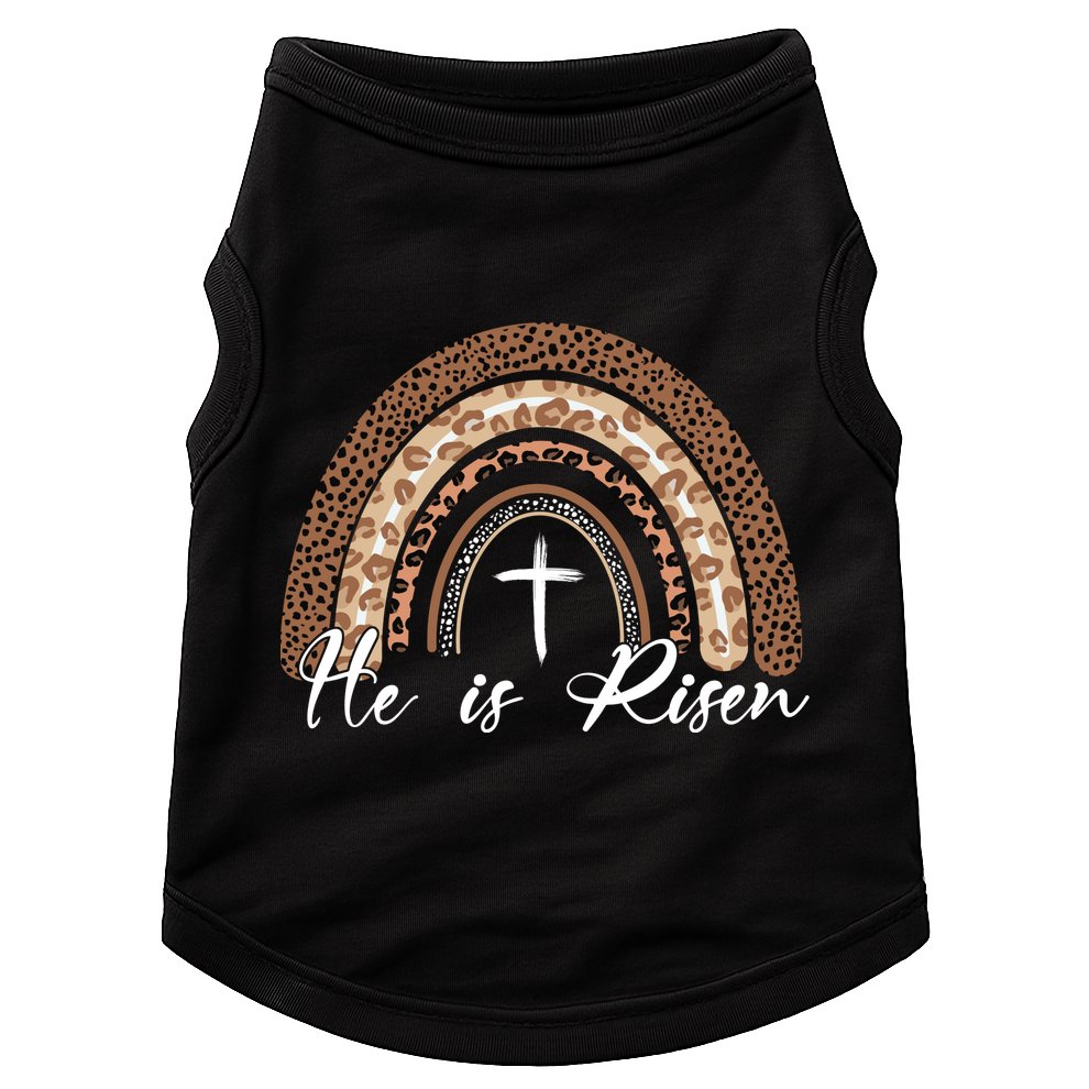 He Is Risen Jesus Christ Easter Christian Faith Doggie Tank