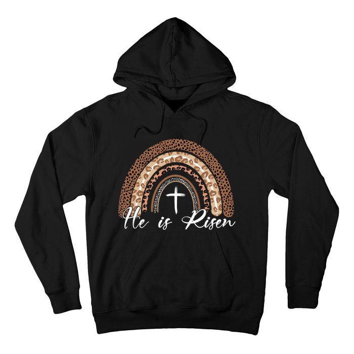 He Is Risen Jesus Christ Easter Christian Faith Hoodie