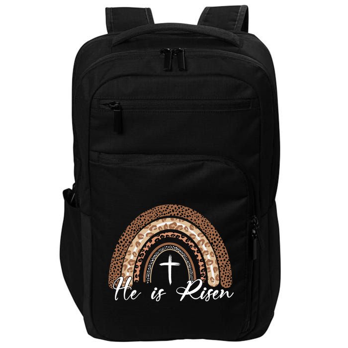 He Is Risen Jesus Christ Easter Christian Faith Impact Tech Backpack