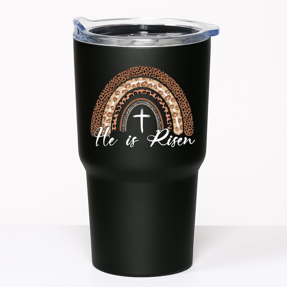 He Is Risen Jesus Christ Easter Christian Faith Tumbler