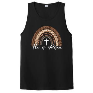 He Is Risen Jesus Christ Easter Christian Faith PosiCharge Competitor Tank