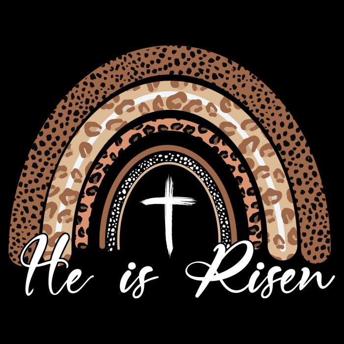 He Is Risen Jesus Christ Easter Christian Faith Tie-Dye T-Shirt