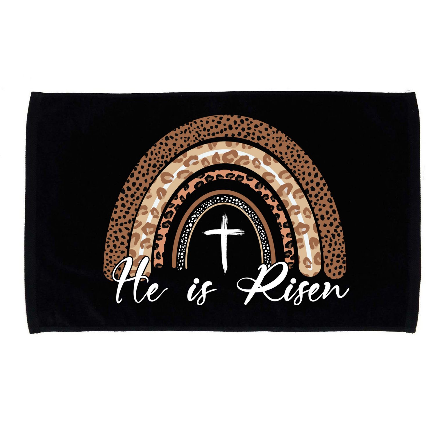 He Is Risen Jesus Christ Easter Christian Faith Microfiber Hand Towel