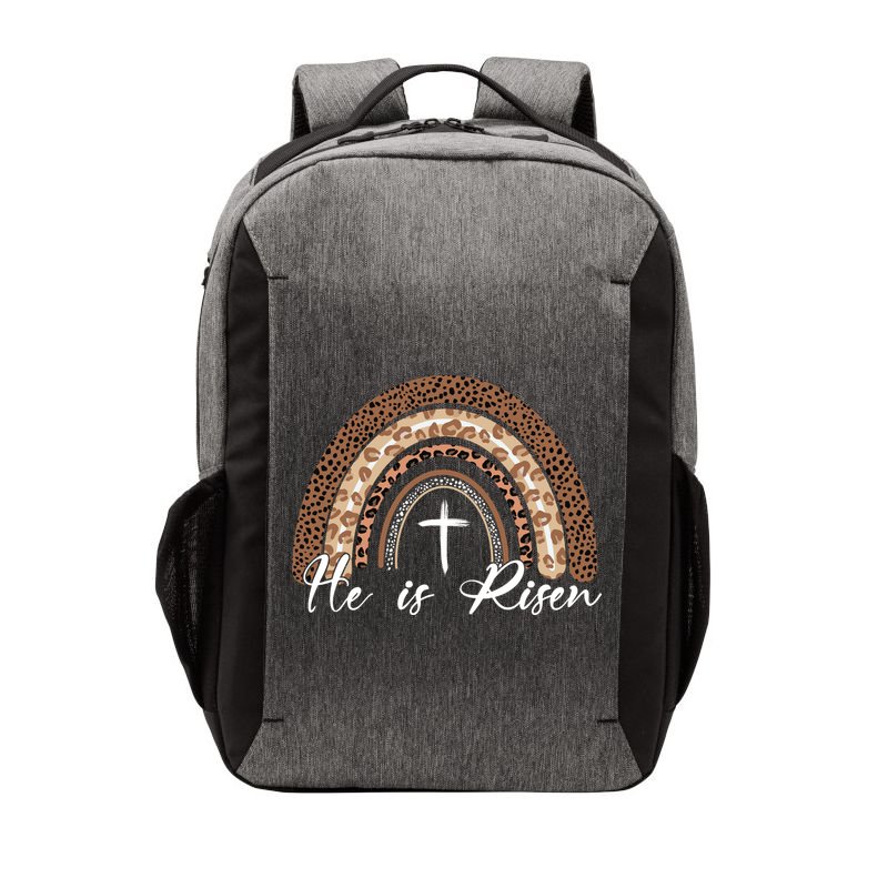 He Is Risen Jesus Christ Easter Christian Faith Vector Backpack