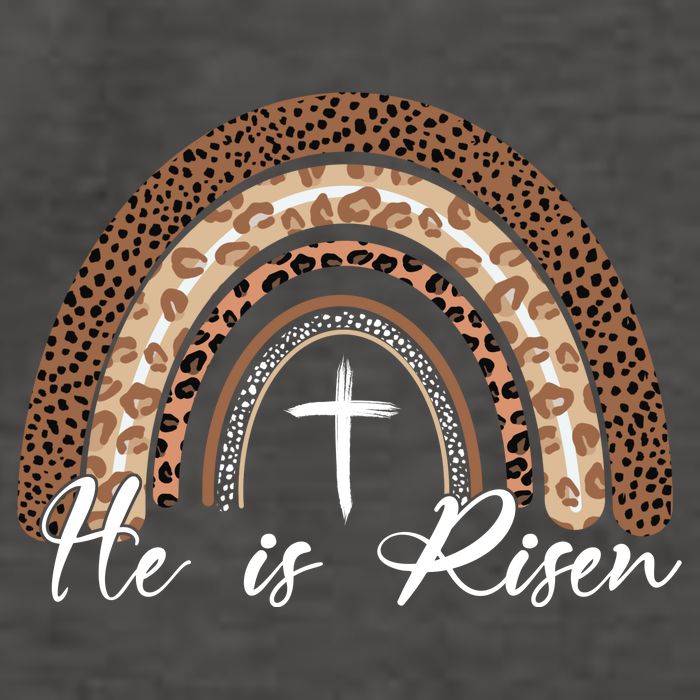He Is Risen Jesus Christ Easter Christian Faith Vector Backpack