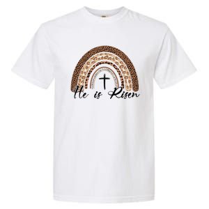 He Is Risen Jesus Christ Easter Christian Faith Garment-Dyed Heavyweight T-Shirt