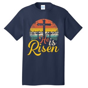 He Is Risen Christian Easter Jesus Tall T-Shirt