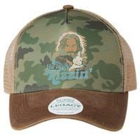 He Is Rizzin Funny Cute Jesus Bunny Easter Christian Boy Legacy Tie Dye Trucker Hat
