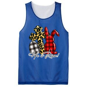 He Is Risen Christian Easter Happy Easter Day Leopard Gift Mesh Reversible Basketball Jersey Tank