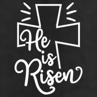 He Is Risen Jesus Cross Easter 7 Panel Mesh Trucker Snapback Hat