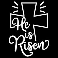 He Is Risen Jesus Cross Easter Impact Tech Backpack