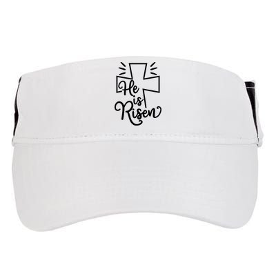 He Is Risen Jesus Cross Easter Adult Drive Performance Visor