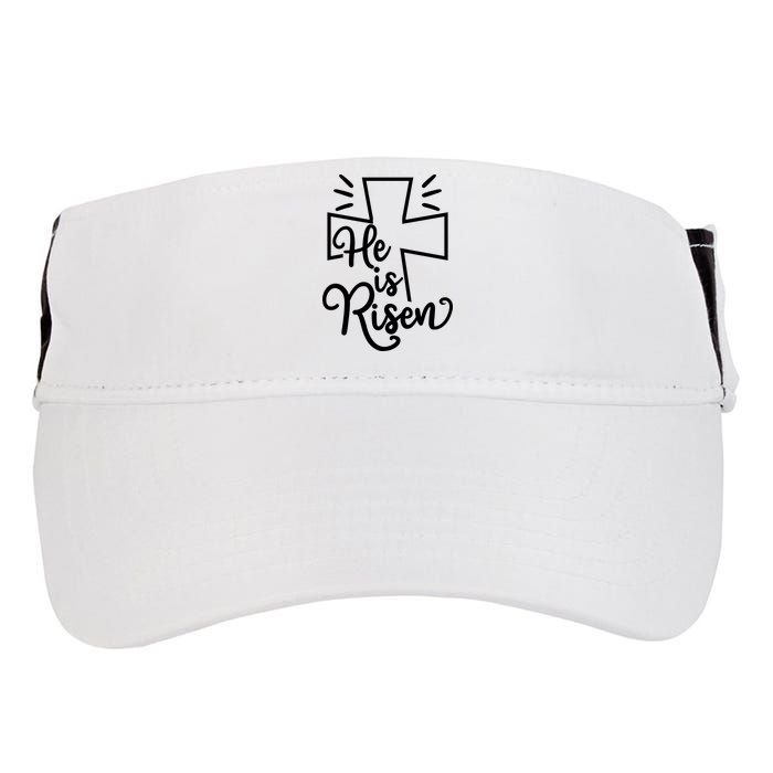 He Is Risen Jesus Cross Easter Adult Drive Performance Visor