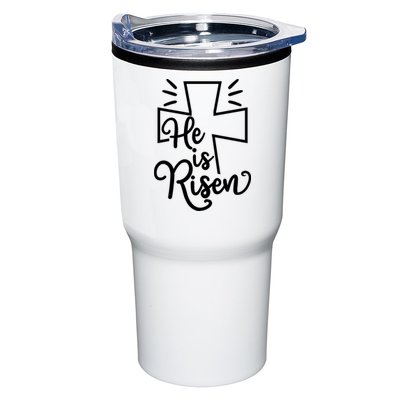 He Is Risen Jesus Cross Easter Tumbler