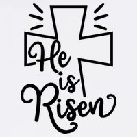He Is Risen Jesus Cross Easter Visor