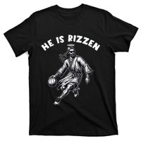 He Is Rizzen Jesus Playing Basketball Funny Easter Day T-Shirt