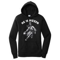 He Is Rizzen Jesus Playing Basketball Funny Easter Day Women's Pullover Hoodie