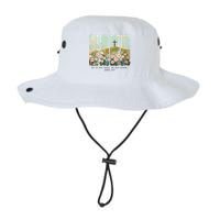 He Is Risen Christian Wildflower Happy Easter Bucket Hat