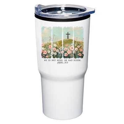 He Is Risen Christian Wildflower Happy Easter Tumbler