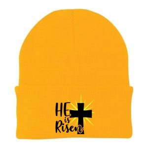 He Is Risen Jesus Christ Spiritual Bible Verse Easter Sunday Funny Gift Knit Cap Winter Beanie