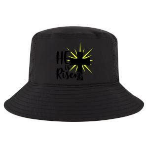 He Is Risen Jesus Christ Spiritual Bible Verse Easter Sunday Funny Gift Cool Comfort Performance Bucket Hat