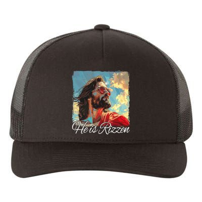 He Is Rizzen Jesus Yupoong Adult 5-Panel Trucker Hat