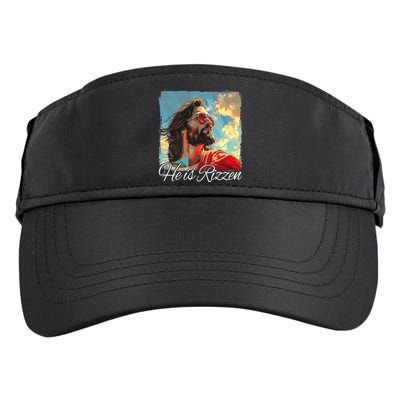 He Is Rizzen Jesus Adult Drive Performance Visor