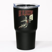 He Is Rizzin Funny Jesus Playing Basketball Meme Easter Tumbler