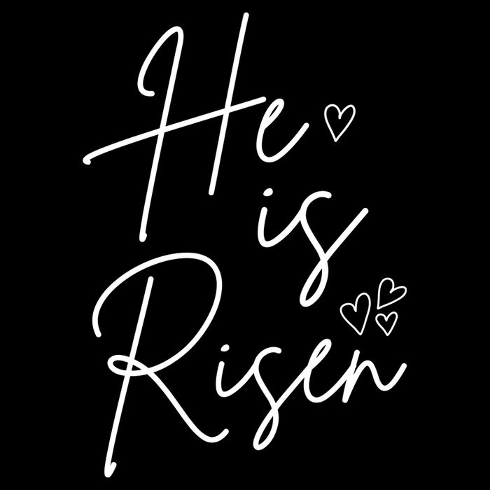 He Is Risen Jesus Easter Heart Tall T-Shirt