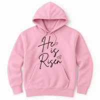 He Is Risen Jesus Easter Heart Hoodie