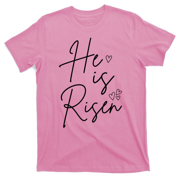 He Is Risen Jesus Easter Heart T-Shirt