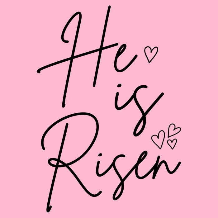 He Is Risen Jesus Easter Heart Premium T-Shirt