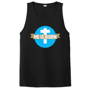 He Is Risen Christian Easter Funny PosiCharge Competitor Tank