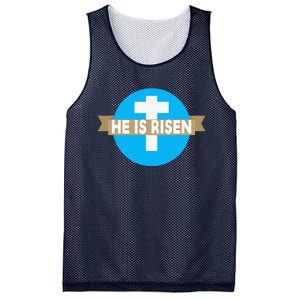 He Is Risen Christian Easter Funny Mesh Reversible Basketball Jersey Tank