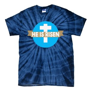 He Is Risen Christian Easter Funny Tie-Dye T-Shirt