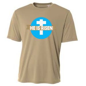 He Is Risen Christian Easter Funny Cooling Performance Crew T-Shirt