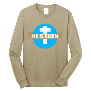 He Is Risen Christian Easter Funny Long Sleeve Shirt