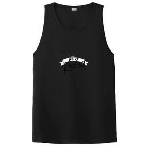 He Is Risen Christian Easter Sunrise PosiCharge Competitor Tank