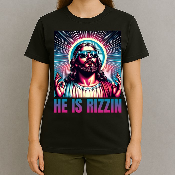 He Is Rizzin Jesus Is Rizzen T-Shirt