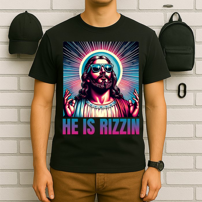 He Is Rizzin Jesus Is Rizzen T-Shirt