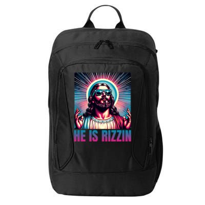 He Is Rizzin Jesus Is Rizzen City Backpack