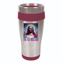 He Is Rizzin Jesus Is Rizzen 16oz Travel Tumbler