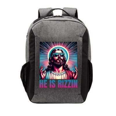 He Is Rizzin Jesus Is Rizzen Vector Backpack