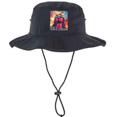 He Is Rizzen Jesus Trending Design Legacy Cool Fit Booney Bucket Hat