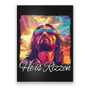 He Is Rizzen Jesus Trending Design Poster