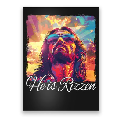 He Is Rizzen Jesus Trending Design Poster