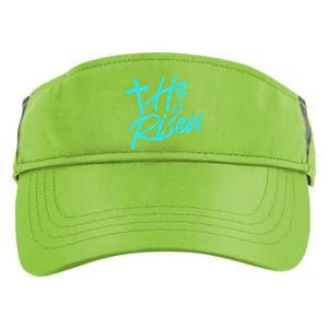 He Is Risen Christian Easter Adult Drive Performance Visor