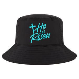 He Is Risen Christian Easter Cool Comfort Performance Bucket Hat