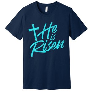 He Is Risen Christian Easter Premium T-Shirt