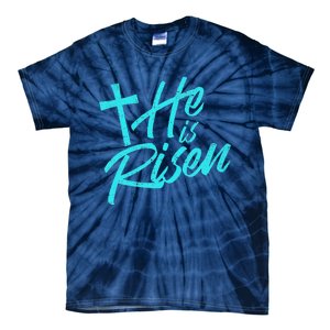 He Is Risen Christian Easter Tie-Dye T-Shirt